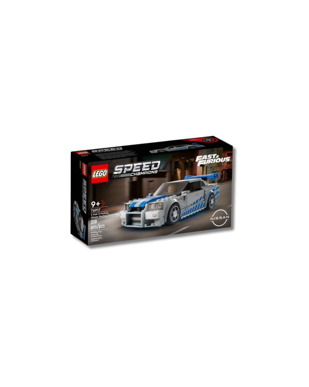 Lego Speed Champions - F&F Nissan Skyline GT-R R34 319 pz