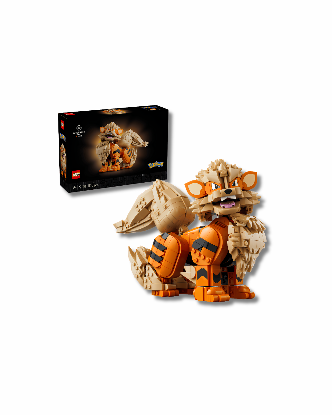 LEGO Pokémon - Arcanine (72160) – Set da Collezione 1.190 pz.