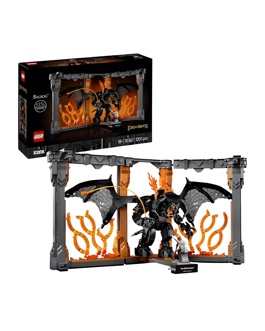 Lego - Il Signore Degli Anelli - Book Nook del Balrog