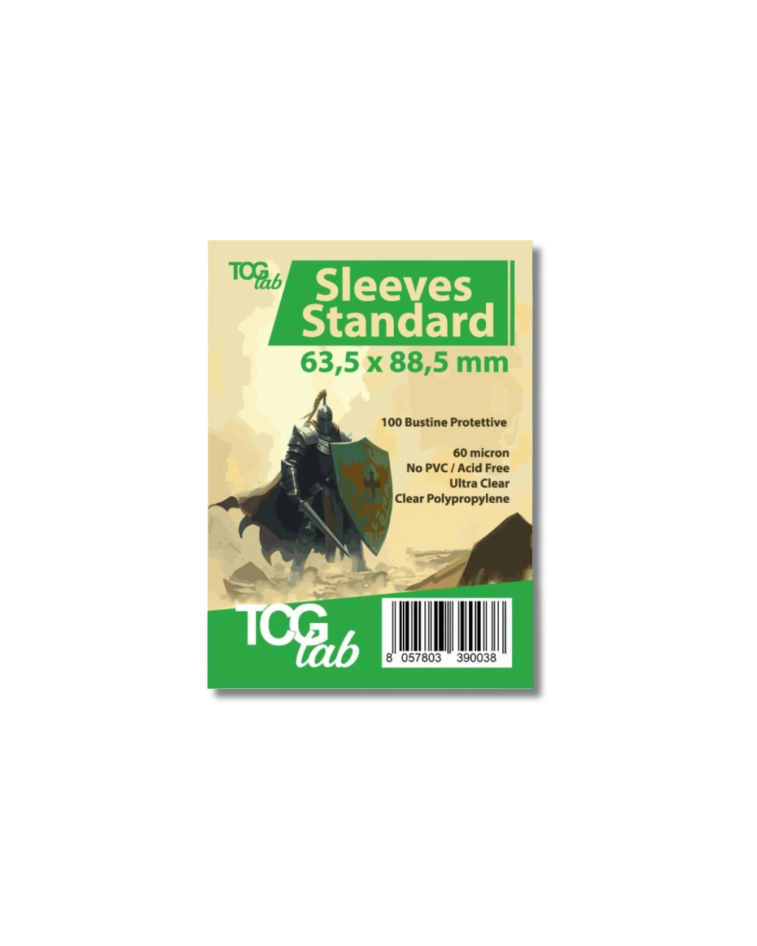 TCGLab - Bustine Protettive Standard Perfect Fit - Ultra Clear - 60 micron