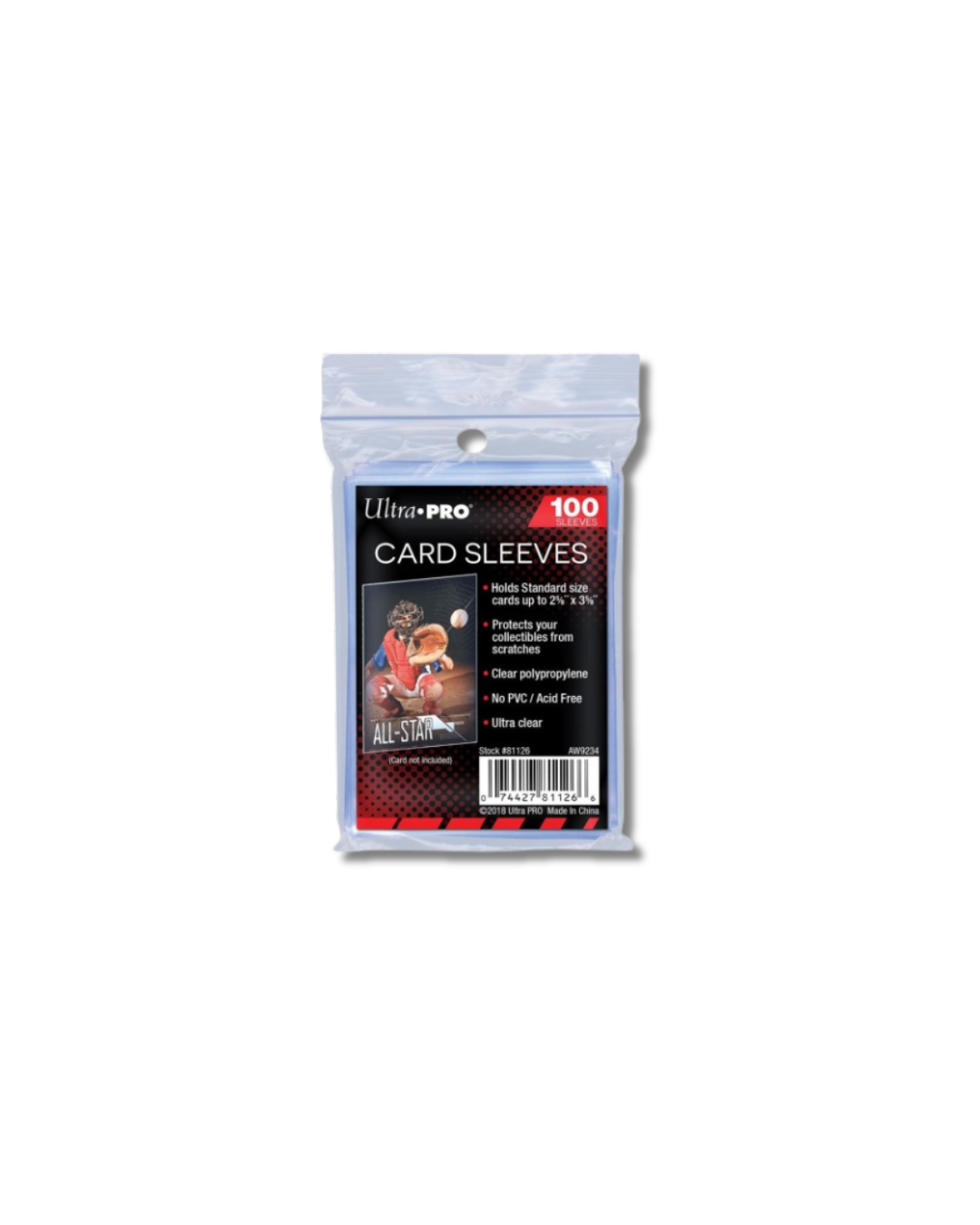 Ultra Pro - 100 Bustine Standard Morbide - Trasparenti