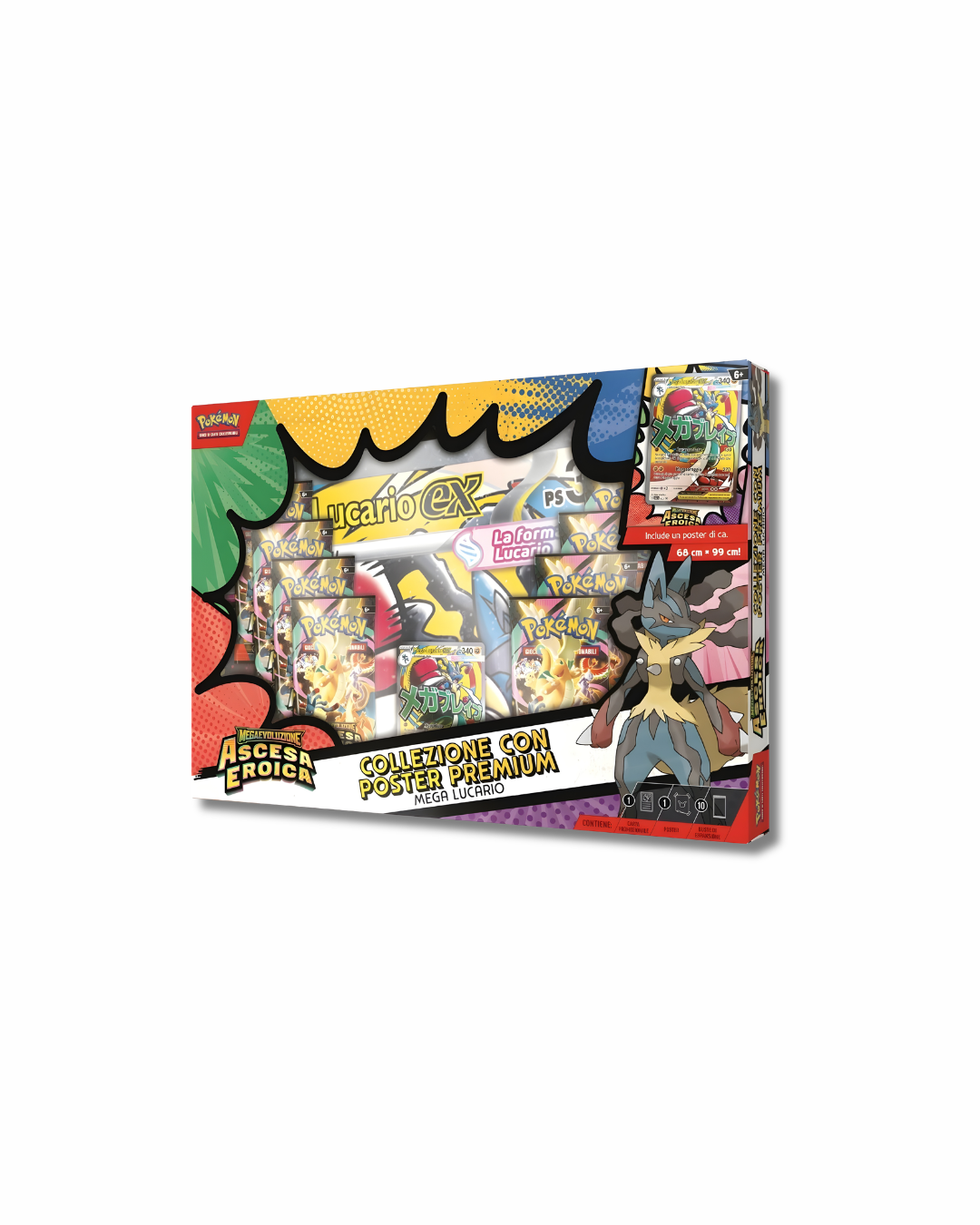 Megaevoluzione: Ascesa Eroica - Collezione con Poster Premium - Mega Lucario (ITA)