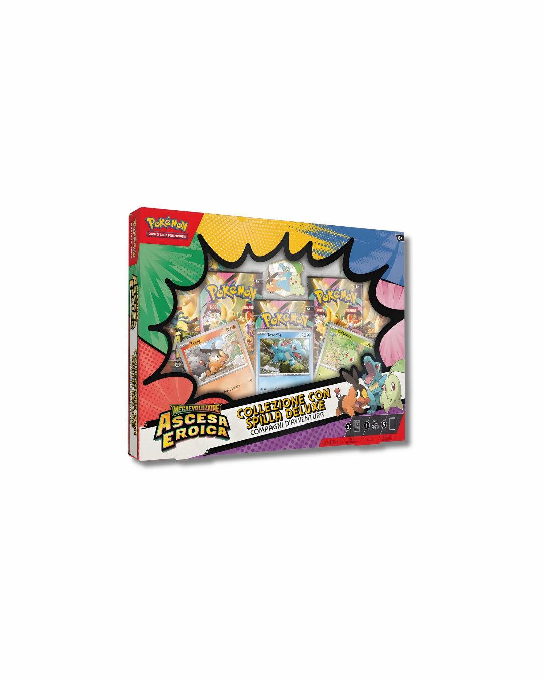 Megaevoluzione: Ascesa Eroica - Collezione con Spilla Deluxe - Compagni d'Avventura (ITA)