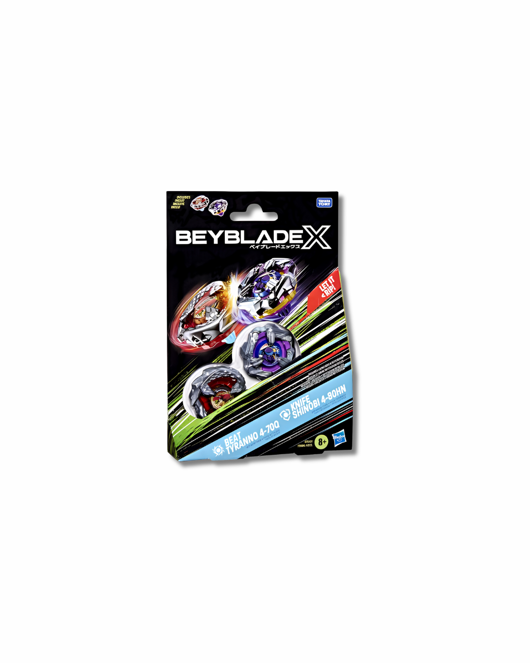 Beyblade X - Dual Pack - Beat Tyranno 4-70Q & Knife Shinobi 4-80HN