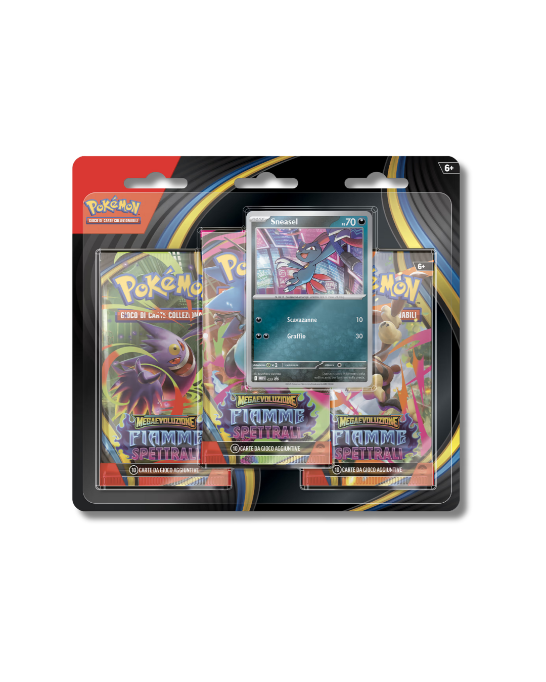 Pokémon Megaevoluzione - Fiamme Spettrali - 3 Pack Blister (ITA)