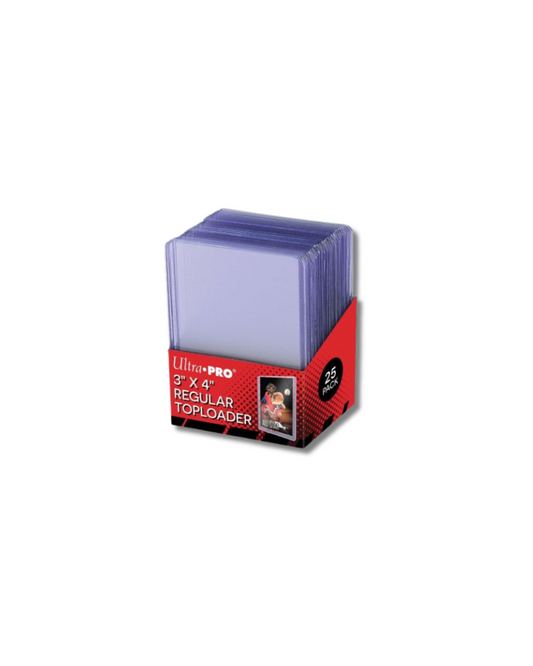 Ultra Pro - 81222 - Toploader Bordo Trasparente 3" x 4" Clear Regular (25 pezzi)