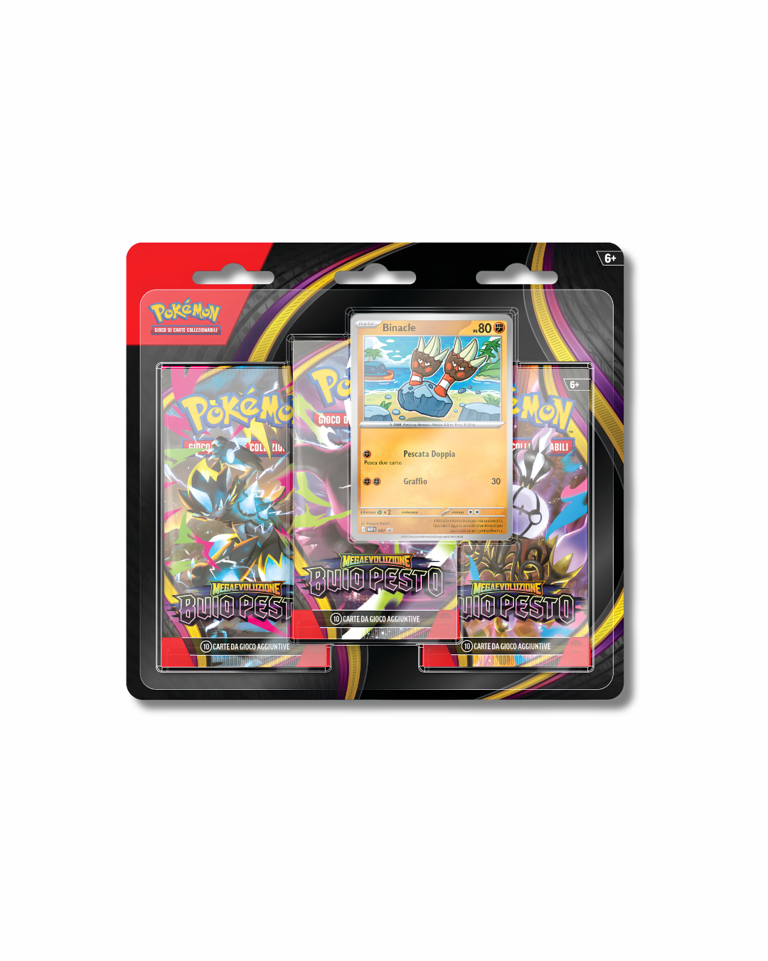 Pokémon Megaevoluzione – Buio Pesto - Blister 3 Buste + Carta Promozionale (ITA)