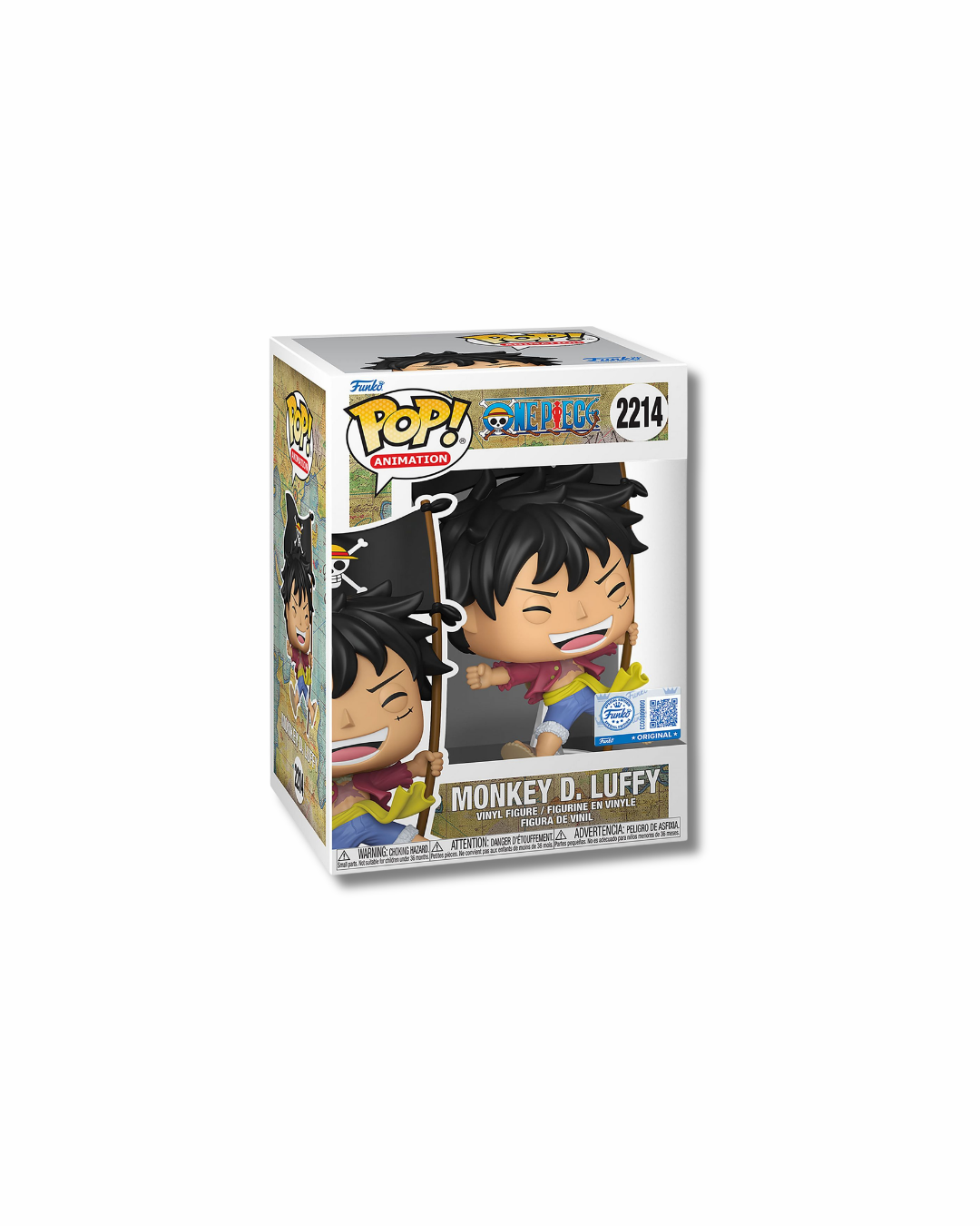 Funko Pop! One Piece – Monkey D. Luffy with Flag (Exclusive)