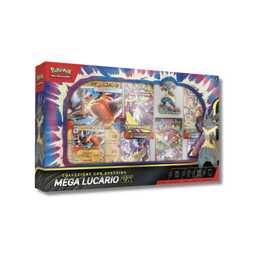 Pokémon - Collezione con Statuina Mega Lucario EX (ITA)